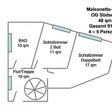 Strand-villa, Helgoland Apartmán *
